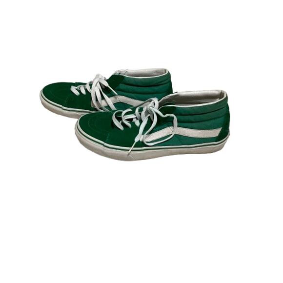 Vans Kelly Green High Tops 11.5 Women's / 10 Men's - Skate, Streetwear, Retro - Picture 2 of 6